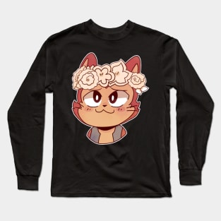 Lector flower crown sticker Long Sleeve T-Shirt